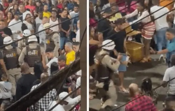 PM reserva é preso após atingir jovem em preça durante festa junina na Bahia