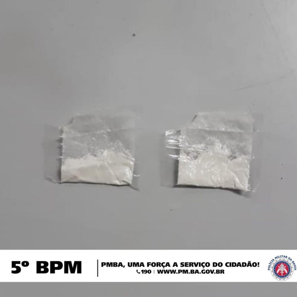 Dois homens foram presos na Cavalgada de Canudos portando cocaína