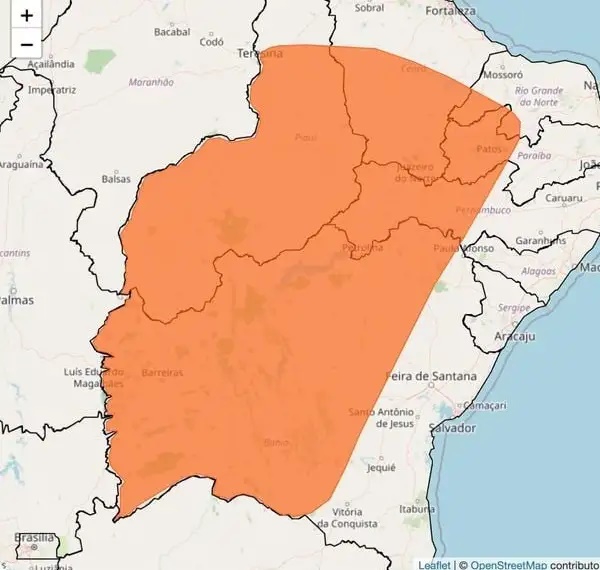 Canudos e mais 199 cidades baianas serão afetadas por onda de calor, diz Inmet; veja lista
