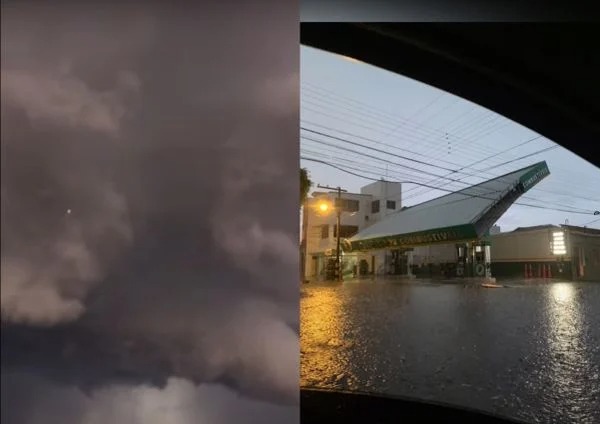 Município baiano fica destruído após chuva de granizo