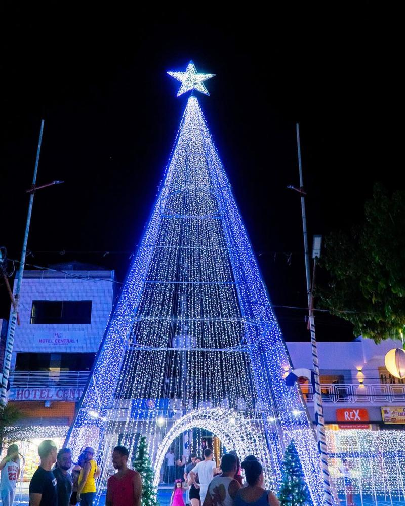 Euclides da Cunha possui a maior árvore de Natal afirma prefeitura;