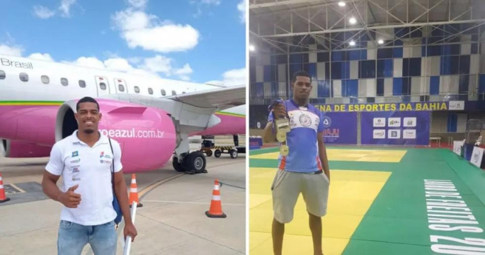 Campeão de judô é confundido pela PM e recebe tiros pelas costas no interior da Bahia