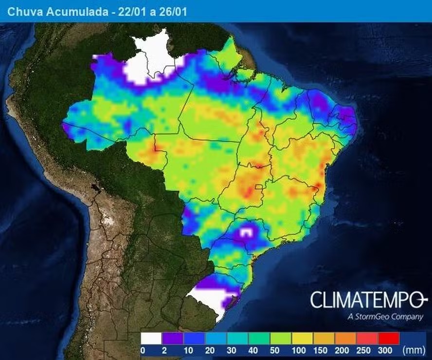 Fenômeno climático se forma nesta quarta e espalha chuva por todo Brasil; entenda