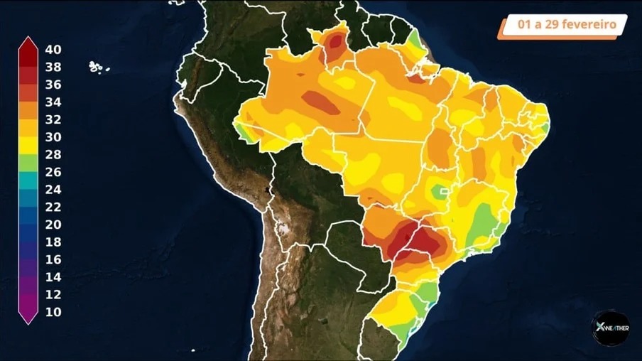 Saiba como fica o tempo em fevereiro em todo o Brasil