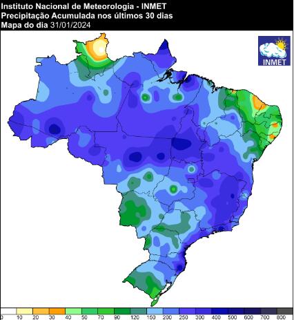 Semana termina com mais chuva no Nordeste