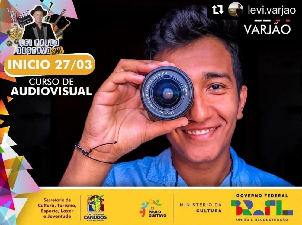Curso audio visual em Canudos