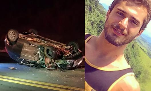 Primo da atriz Nívea Stelmann morre após fugir de blitz policial na BR-459
