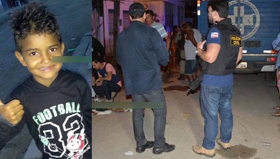 Garotinho de 8 anos é morto por bala perdida durante tiroteio de facções no interior da Bahia
