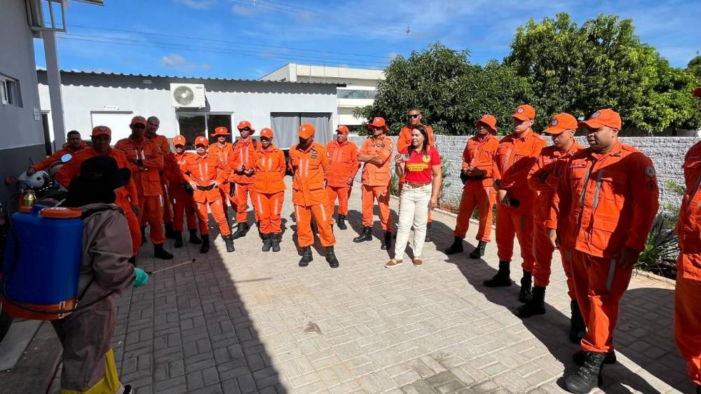 Vinte bombeiros militares foram enviados a Guanambi para reforçar ações de combate ao Aedes aegypti