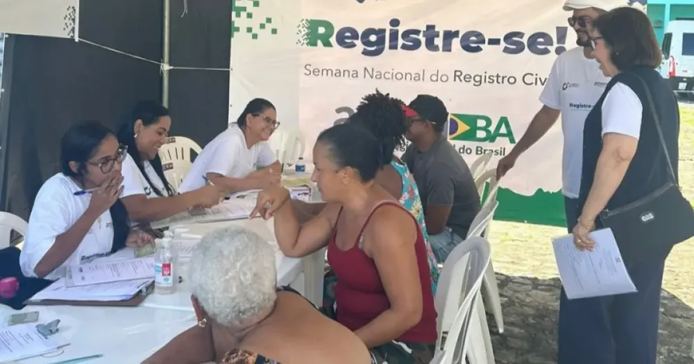Registre-se: mutirão para emissão gratuita de documento civil encerra nesta sexta em 177 cidades baianas