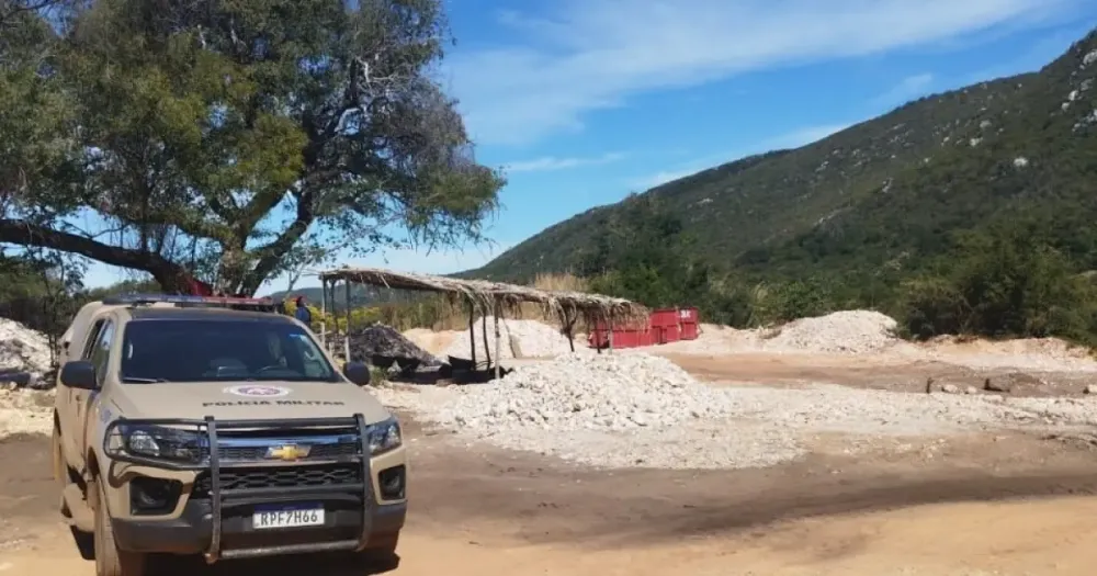 Garimpo ilegal é desmontado na região do Velho Chico