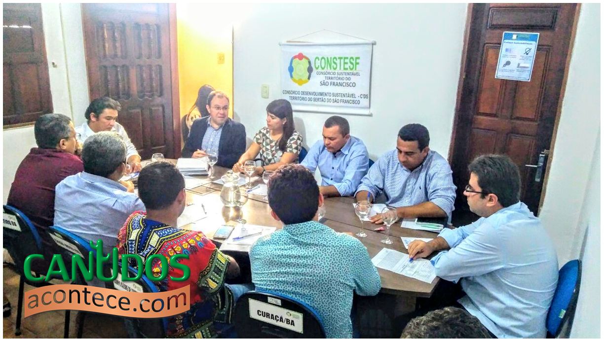 Prefeitos do Constesf estabelecem ações para desenvolvimento rural com diretor da CAR