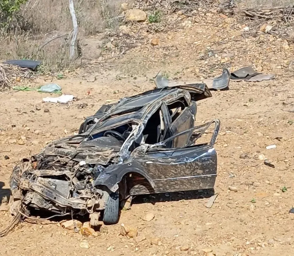 Formosa-BA: Acidente na BR-116 deixa uma vítima fatal e duas pessoas feridas