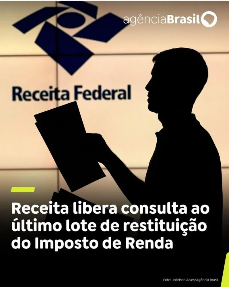 Receita libera consulta ao ultimo lote de restituição do imposto de renda 