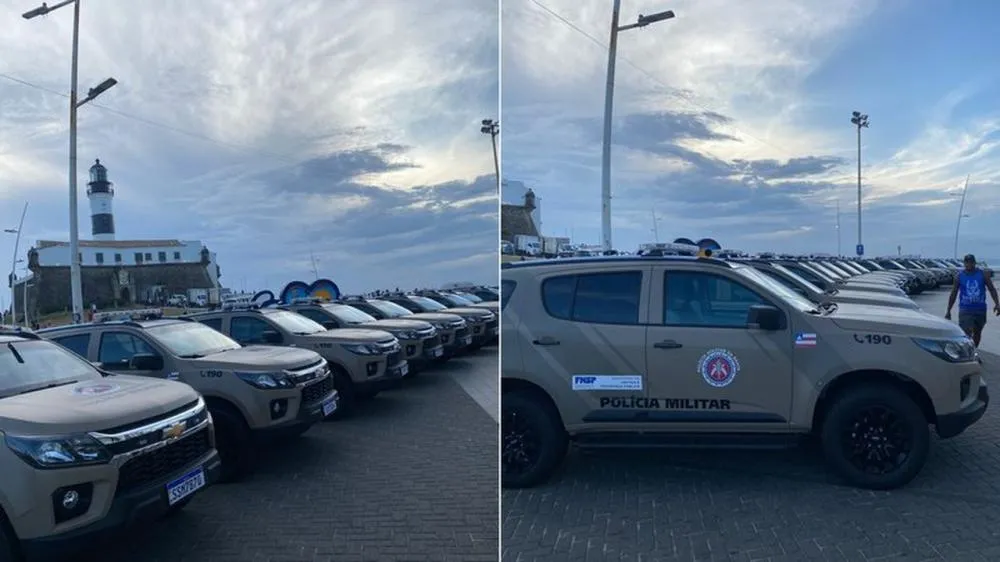Bahia recebe novas viaturas e assina adesão ao programa de apoio psicológico a policiais
