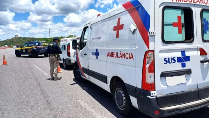 Fiscalização da PRF na Bahia encontrou diversas irregularidades em veículos de urgência e emergência