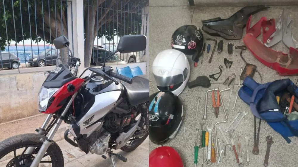 Motos roubadas, armas e drogas são apreendidas durante operação em Paulo Afonso; homem é detido no local