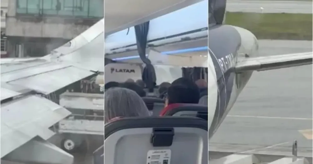 Aviões da Latam se chocam enquanto taxiavam no aeroporto de Congonhas