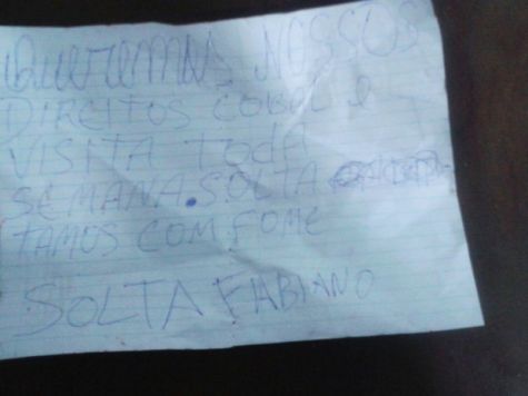 Presos matam outro interno e deixam recado escrito com sangue para juiz