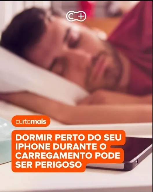 Dormir perto do seu iphone durante o carregamento pode ser perigoso 