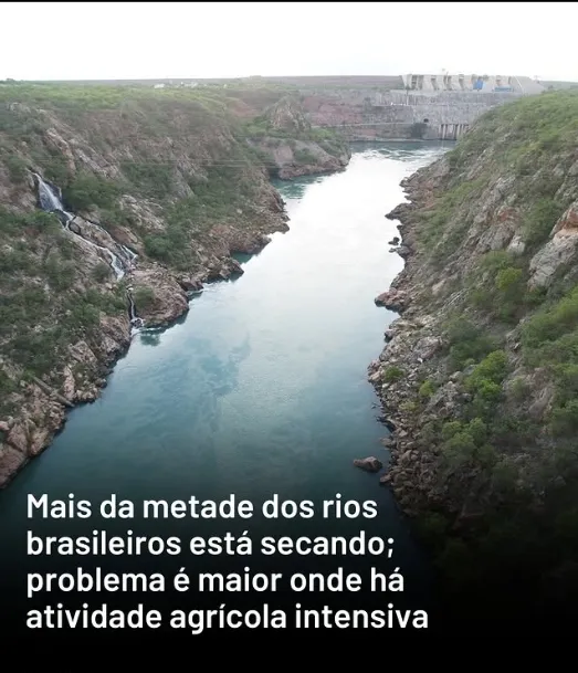 Rios perdendo fluxo de água ????