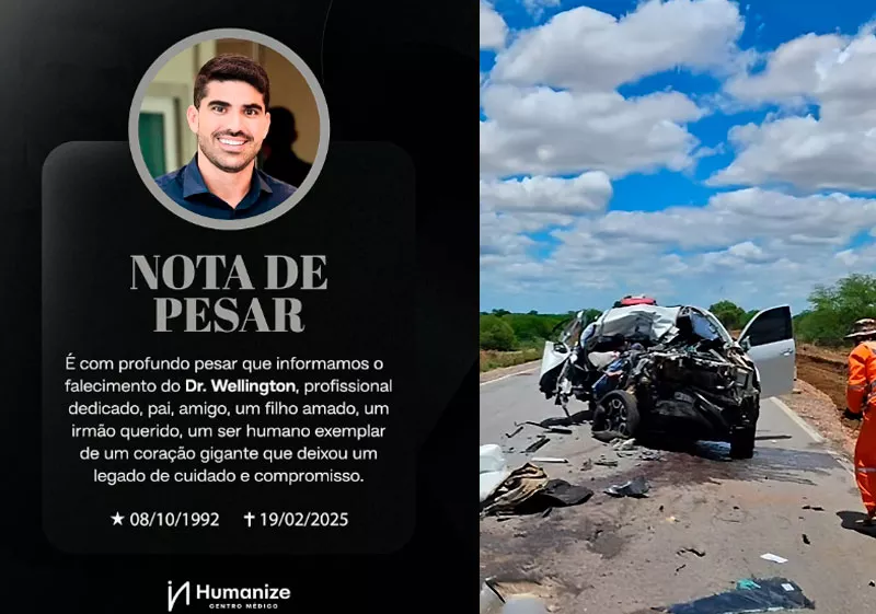 Monte Santo: Tragédia na BR-116 Resulta na Morte do Médico Oftalmologista Wellington Furtado 