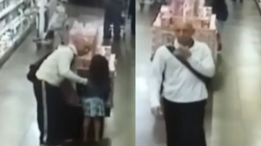 Pedófilo de 62 anos é preso em flagrante após tocar criança dentro de supermercado