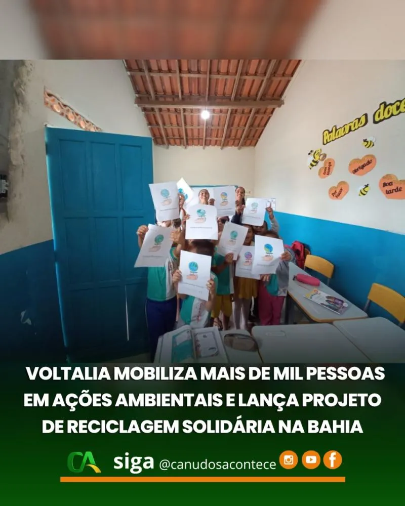 Voltalia mobiliza mais de mil pessoas em ações ambientais e lança projeto de reciclagem solidária na Bahia