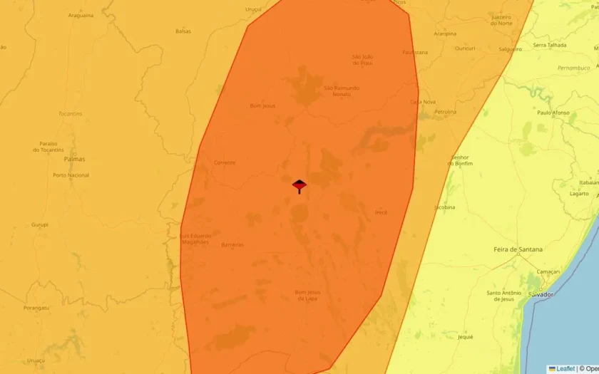 Alerta vermelho para acumulado de chuva engloba 220 municípios nesta sexta-feira