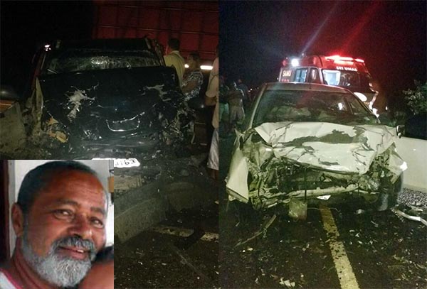 Morador de Queimadas morre em violenta colisão entre veículos na BR-407