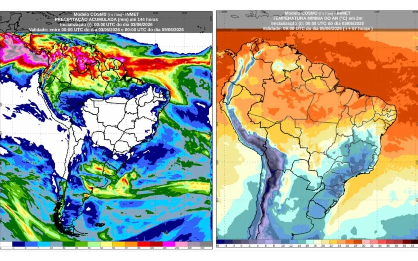 Confira a previsão do tempo para o feriado e fim de semana