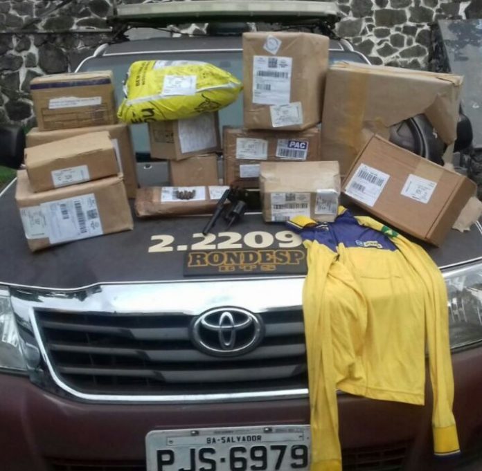 Rondesp BTS recupera veículo do Sedex e encomendas roubados