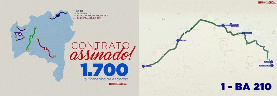 DEPUTADO TEM PEDIDO ATENDIDO E COMEMORA AUTORIZAÇÃO PARA INÍCIO DAS OBRAS DE RECUPERAÇÃO DA BA-210, ENTRE PAULO AFONSO E JUAZEIRO
