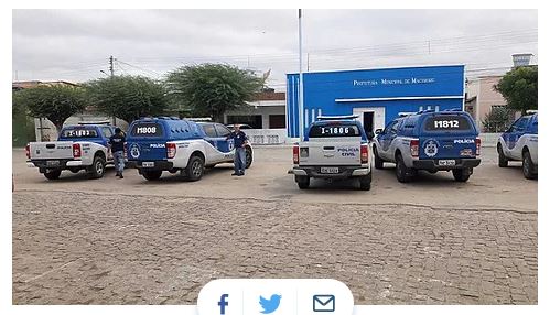 MACURURÉ-BA: OPERAÇÃO POLICIAL PRENDE SUSPEITOS PELA MORTE DO DR. YURI E MAIS DUAS PESSOAS