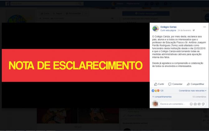 Professor é preso por assédio sexual a aluna dentro de escola na Bahia