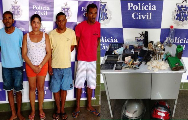 Polícia prende grupo que liderava tráfico de drogas em Andorinha
