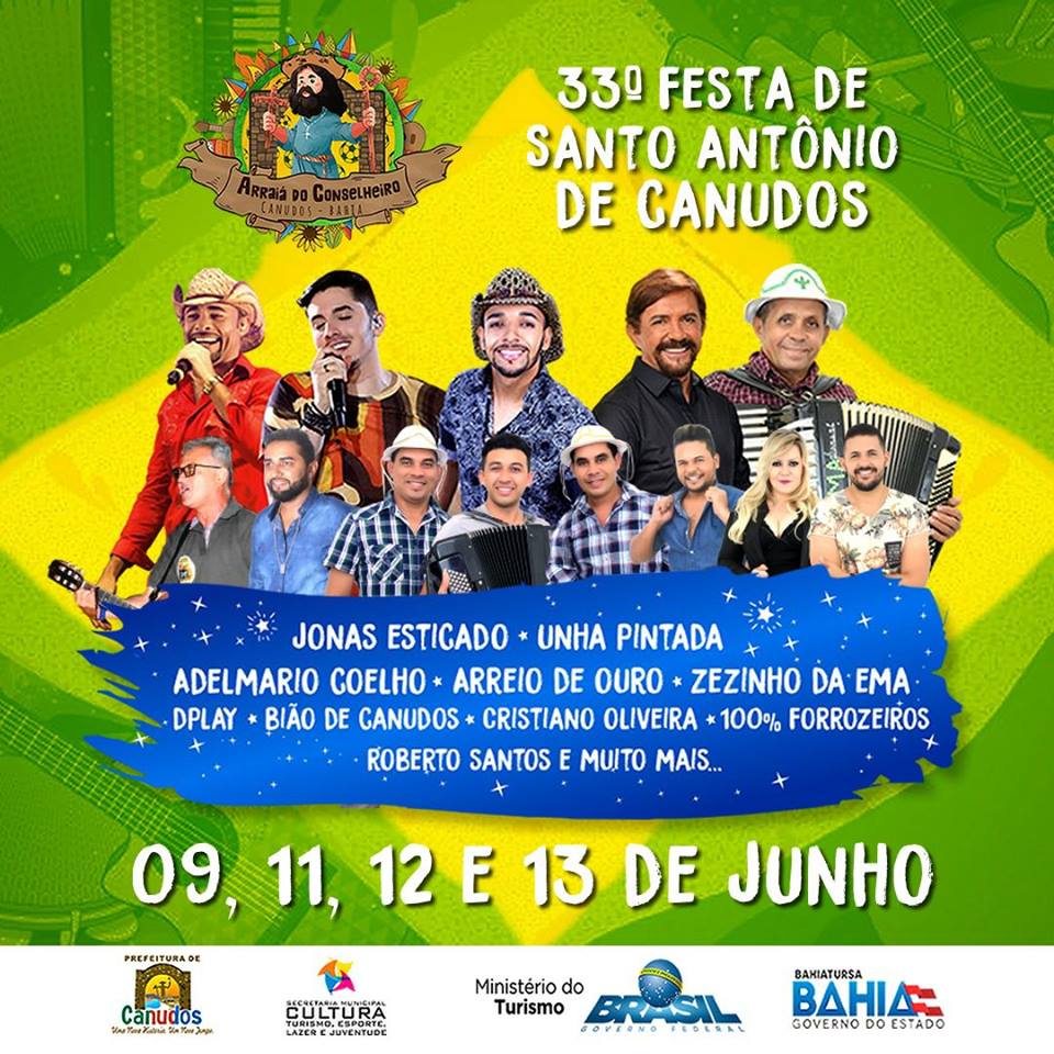 Prefeitura de Canudos anuncia atrações do Arraiá do Conselheiro