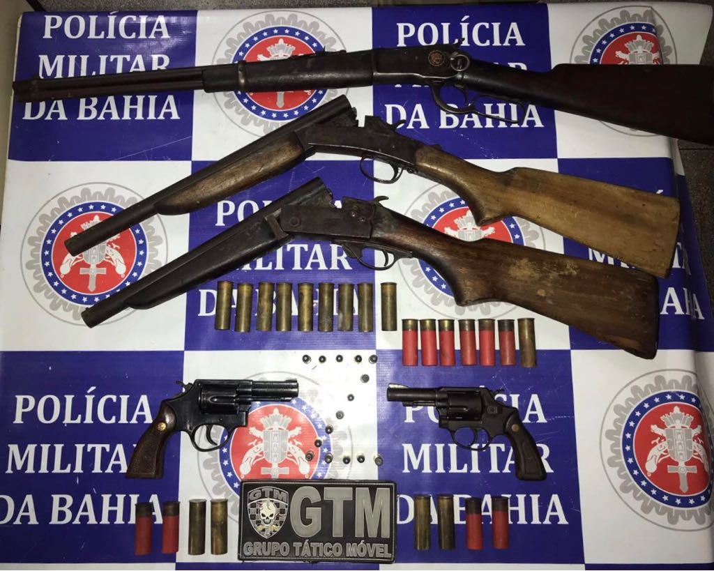 Após denúncia, homem é preso com armas e munições em Jeremoabo-BA