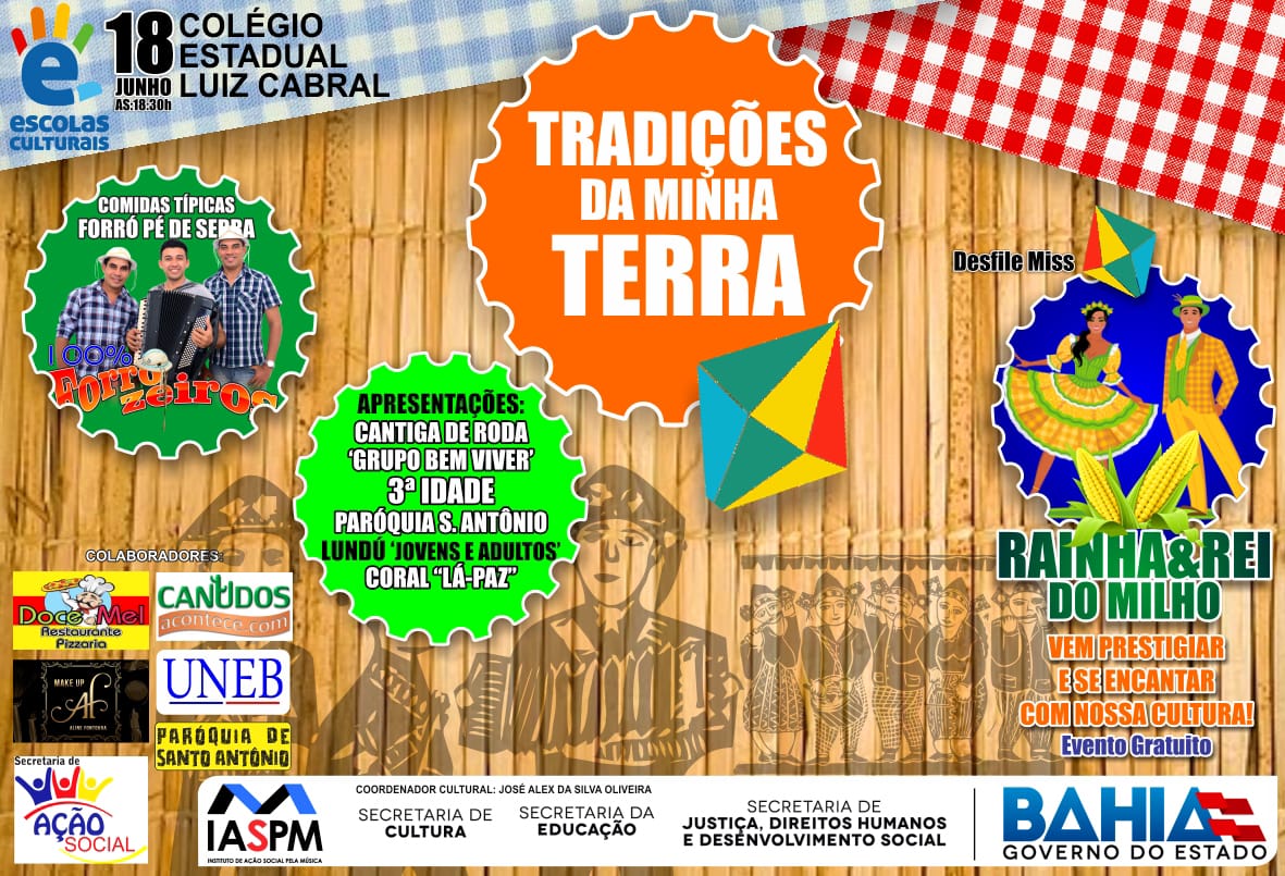 Canudos: Projeto Escolas Culturais - Tradições da Minha Terra