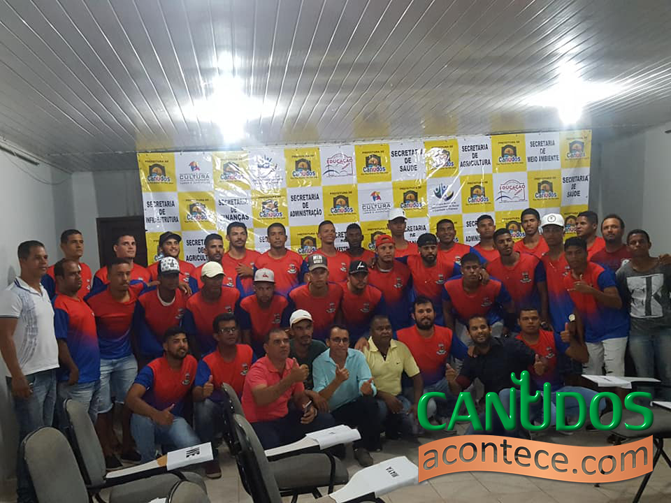 Secretaria municipal de esporte apresenta Seleção Canudense de Futebol que disputará o Campeonato Intermunicipal de Futebol Amador