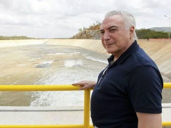 Temer visita Pernambuco nesta sexta (03), para ver obras da transposição do São Francisco