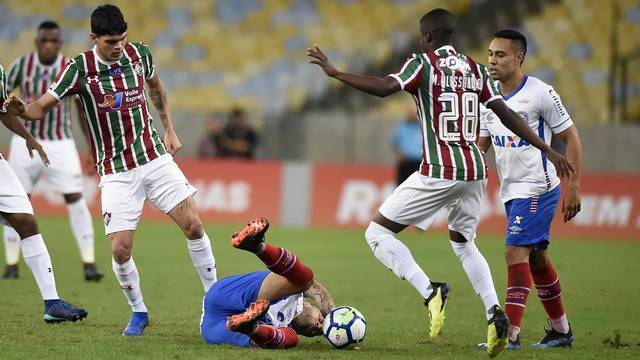 Na raça Bahia arranca empate contra o Fluminense no Maracanã