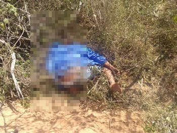 Homem é encontrado morto com tiros na cabeça na zona rural de Jeremoabo- BA Nenhum suspeito foi preso pelo crime