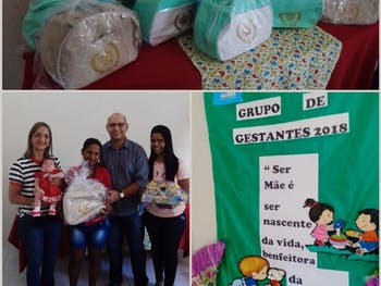 Glória- BA: CRAS entrega kits de enxoval para gestantes