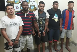  Quinteto é preso com 51 kg de drogas em Amargosa