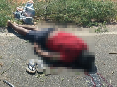  HOMEM MORRE APÓS PERDER CONTROLE E CAIR DE MOTO NA BA-210 EM GLÓRIA-BA