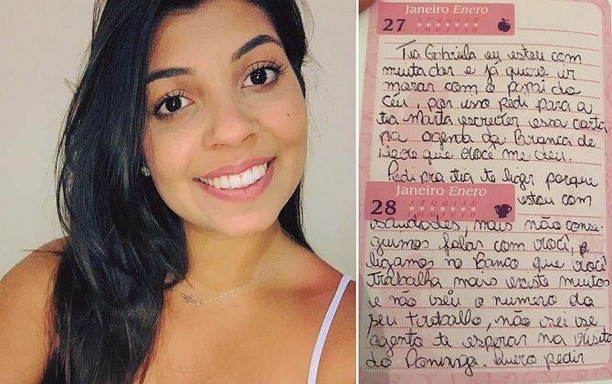 “Queria que fosse minha mãe” Com leucemia, menina órfã deixa carta de despedida para única pessoa que a visitava