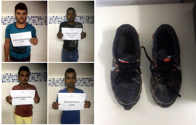 Elementos acusados de matar motorista de ambulância a pedradas pra roubar par de tênis são presos pela policia civil em Petrolina-PE