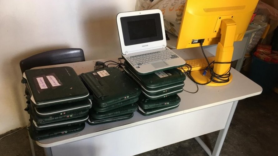 Polícia recupera 17 notebooks furtados de escola no interior da Bahia