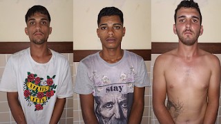 CIPE Nordeste prende três suspeitos de traficar drogas em Conceição do Coité